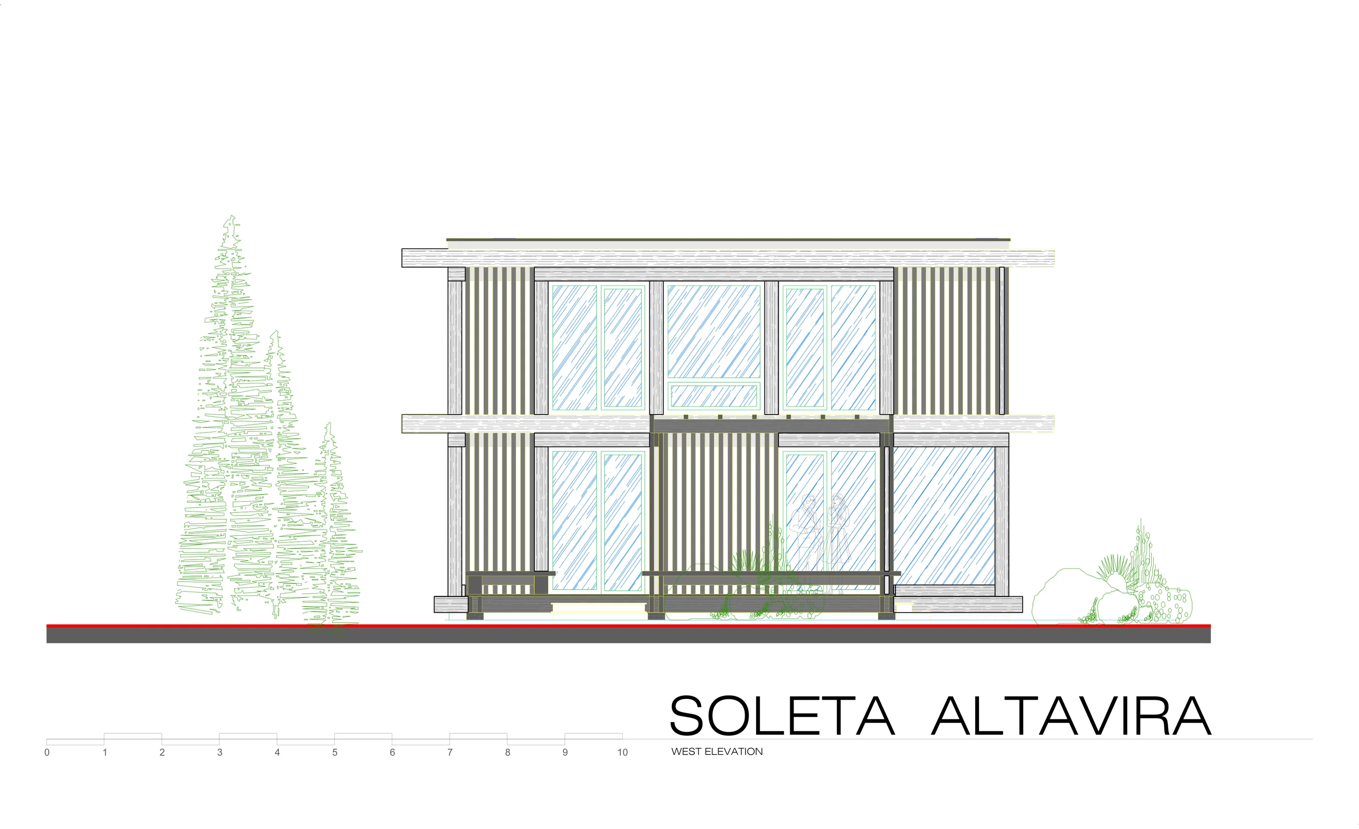 Soleta Altavira west elevation