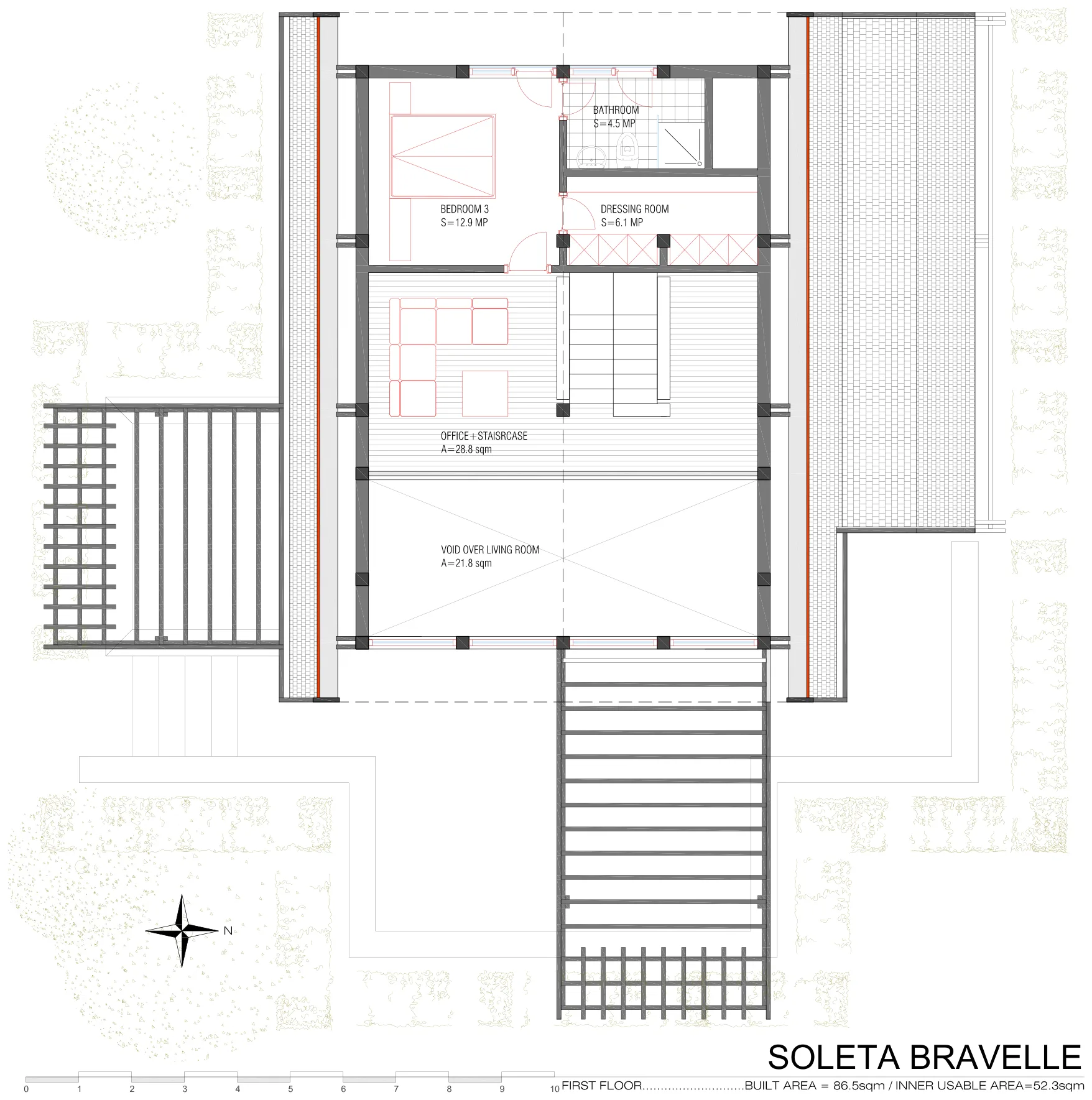 Soleta Bravelle first floor plan