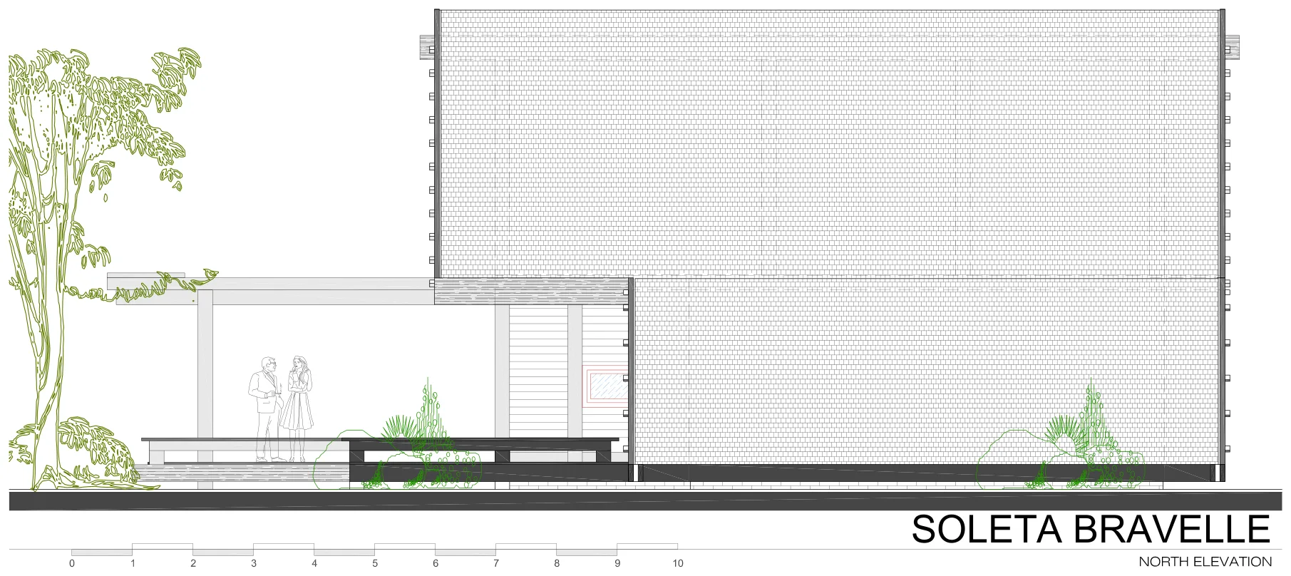 Soleta Bravelle north elevation