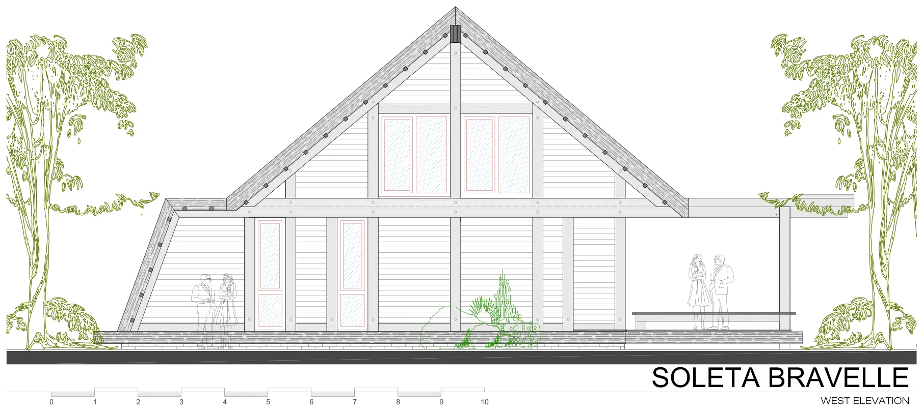 Soleta Bravelle west elevation