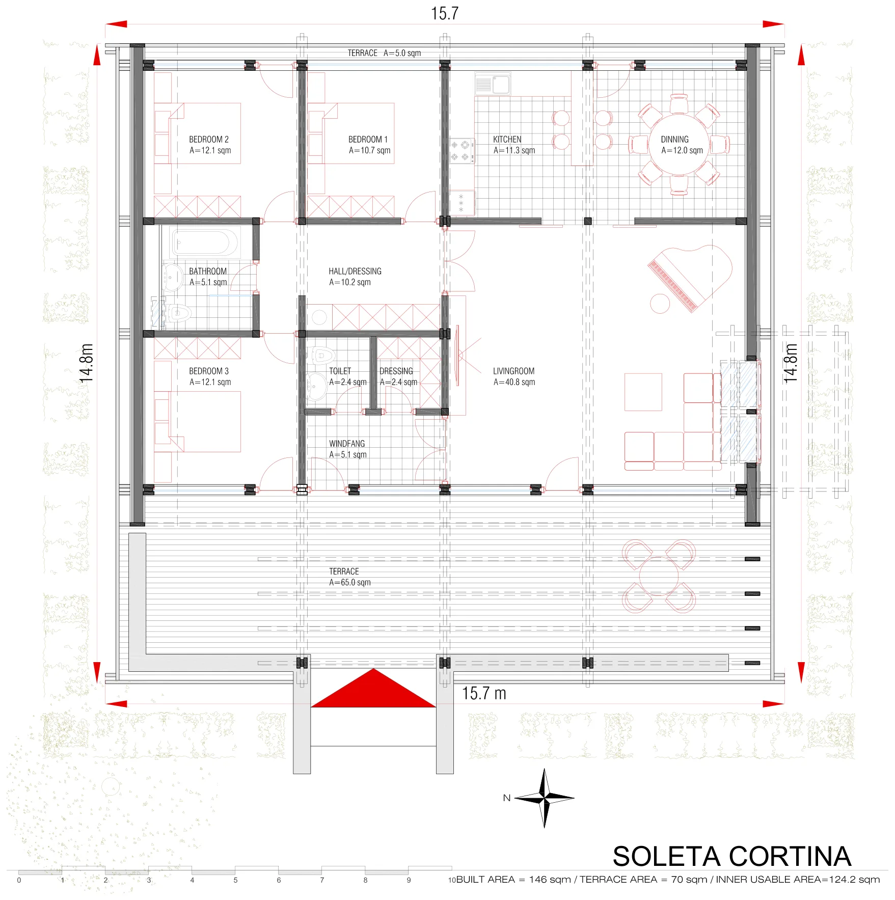 Soleta Cortina ground floor plan