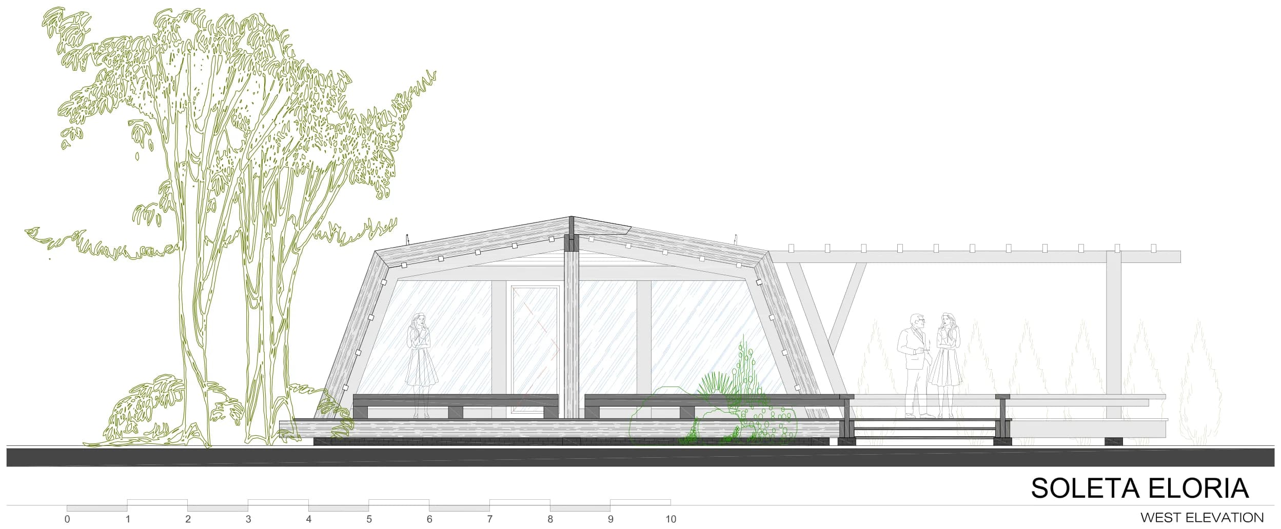 Soleta Eloria west elevation