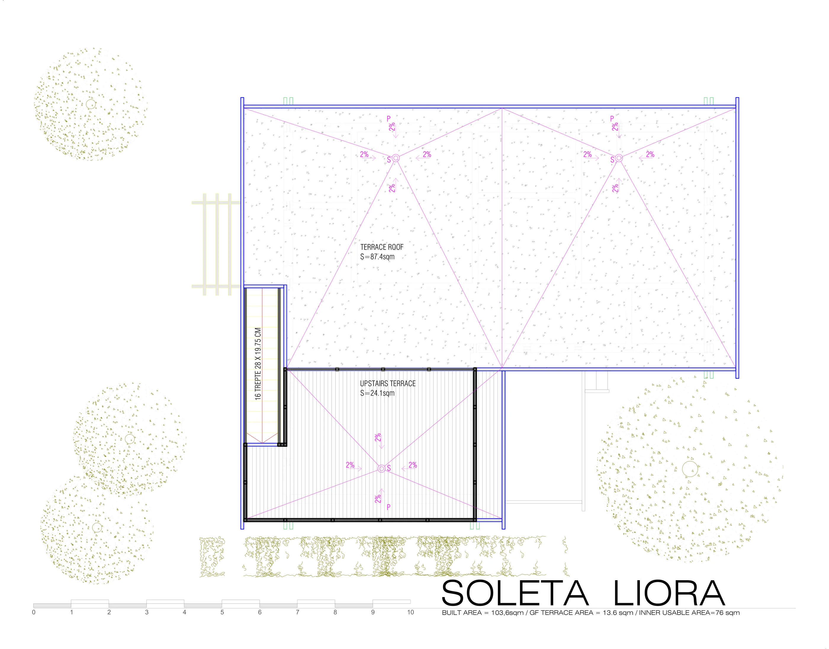 Soleta Liora roof terrace plan