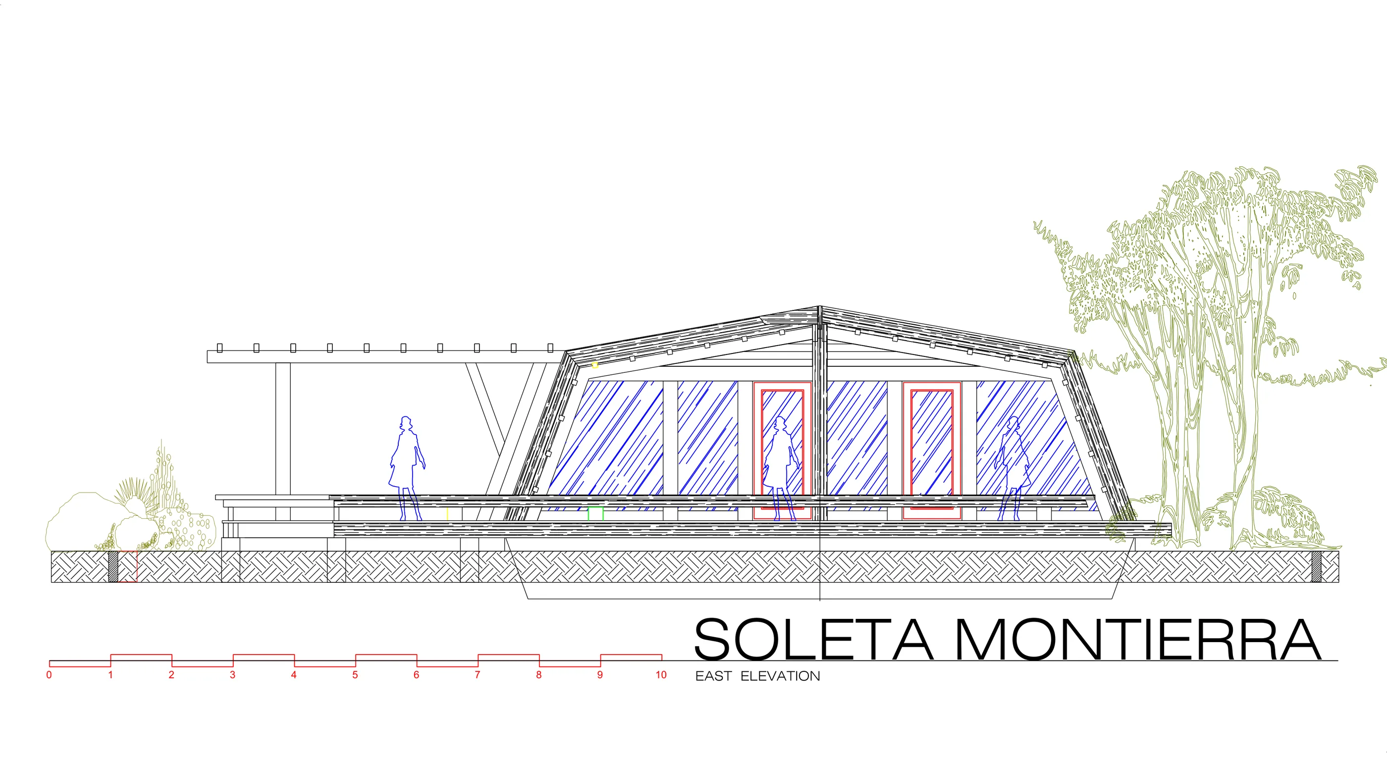 Soleta Montierra east elevation