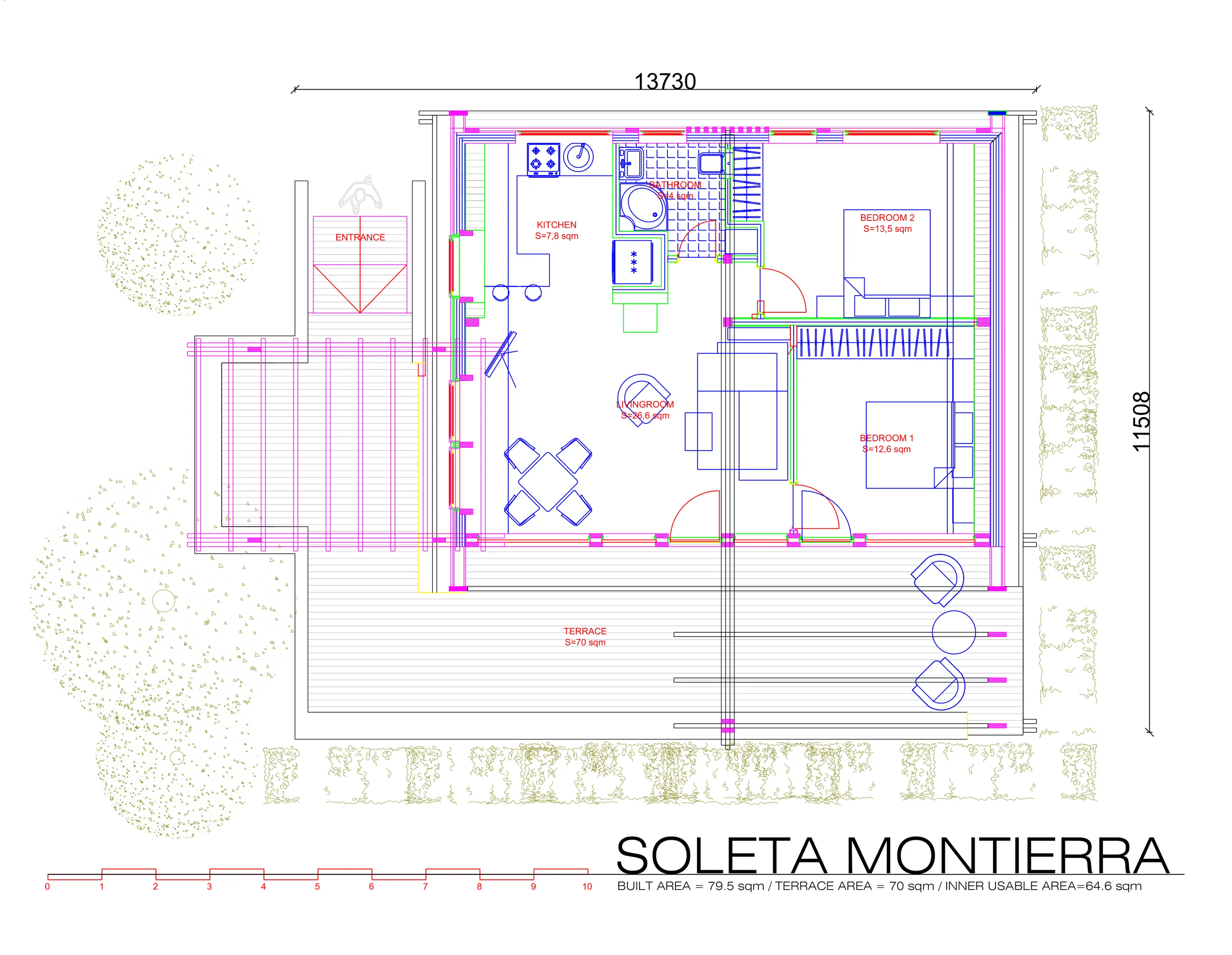 Soleta Montierra ground floor plan