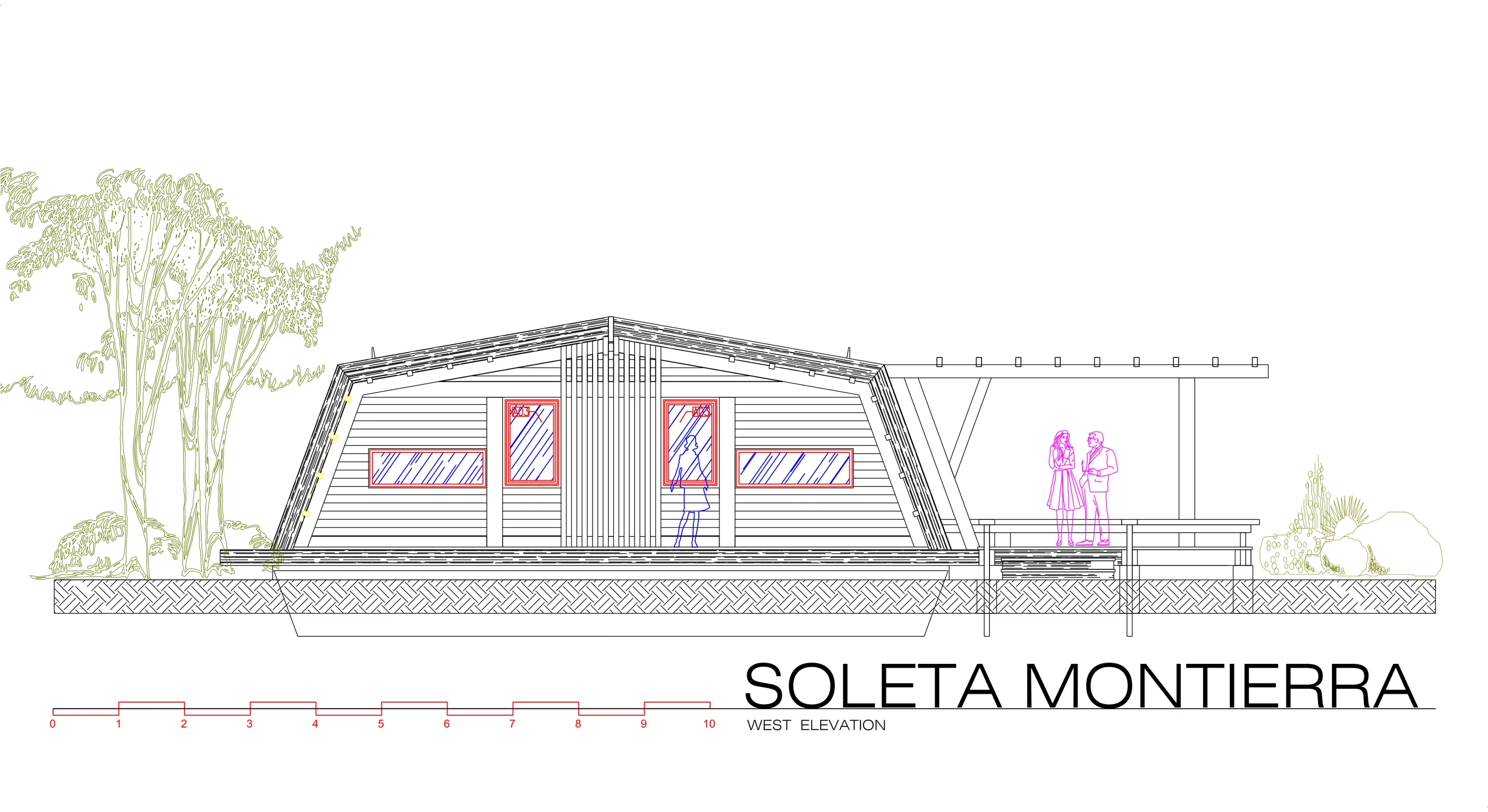 Soleta Montierra west elevation