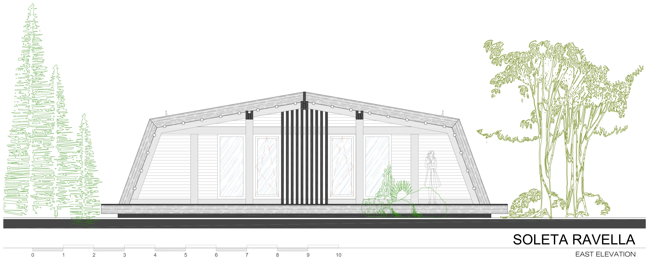 Soleta Ravella east elevation