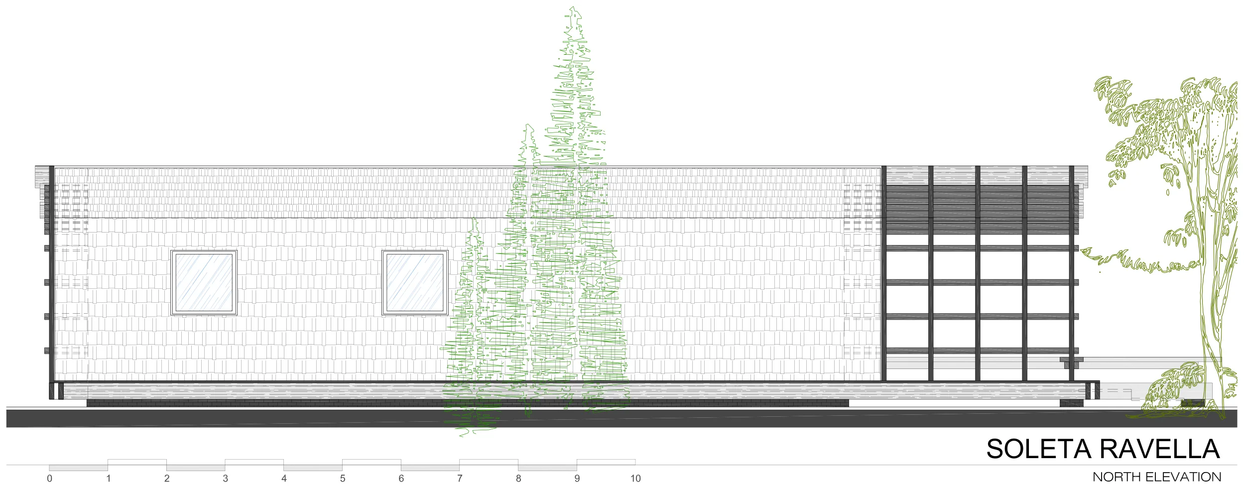 Soleta Ravella north elevation