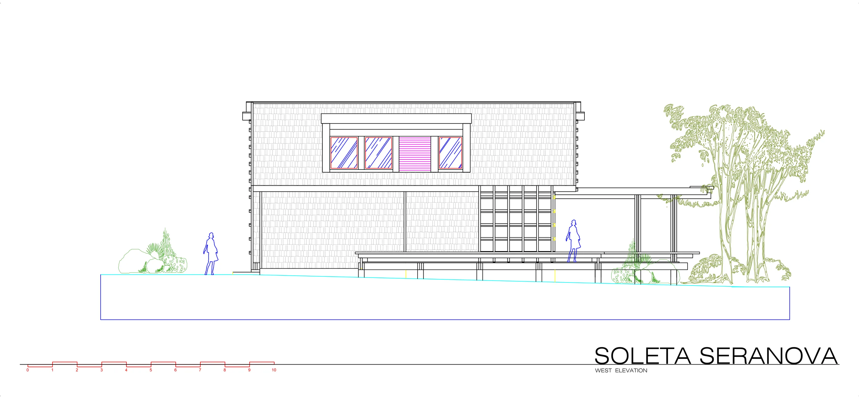 Soleta Seranova west elevation