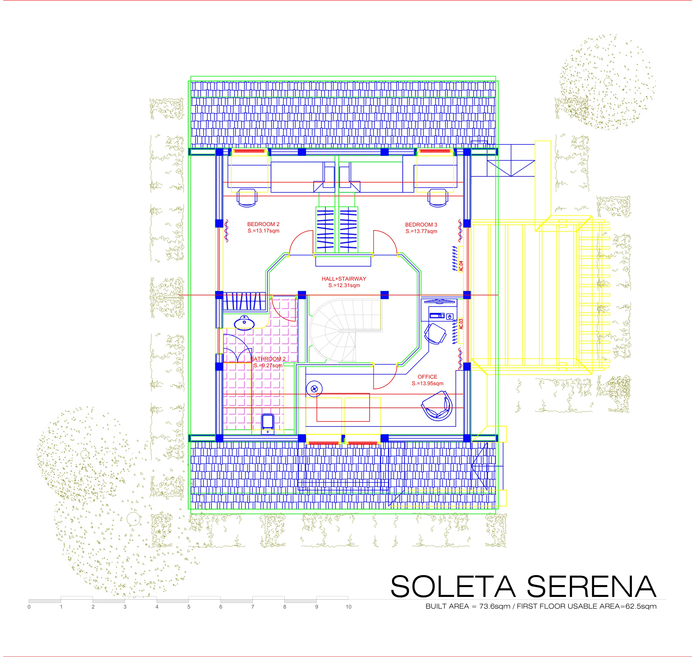 Soleta Serena first floor plan