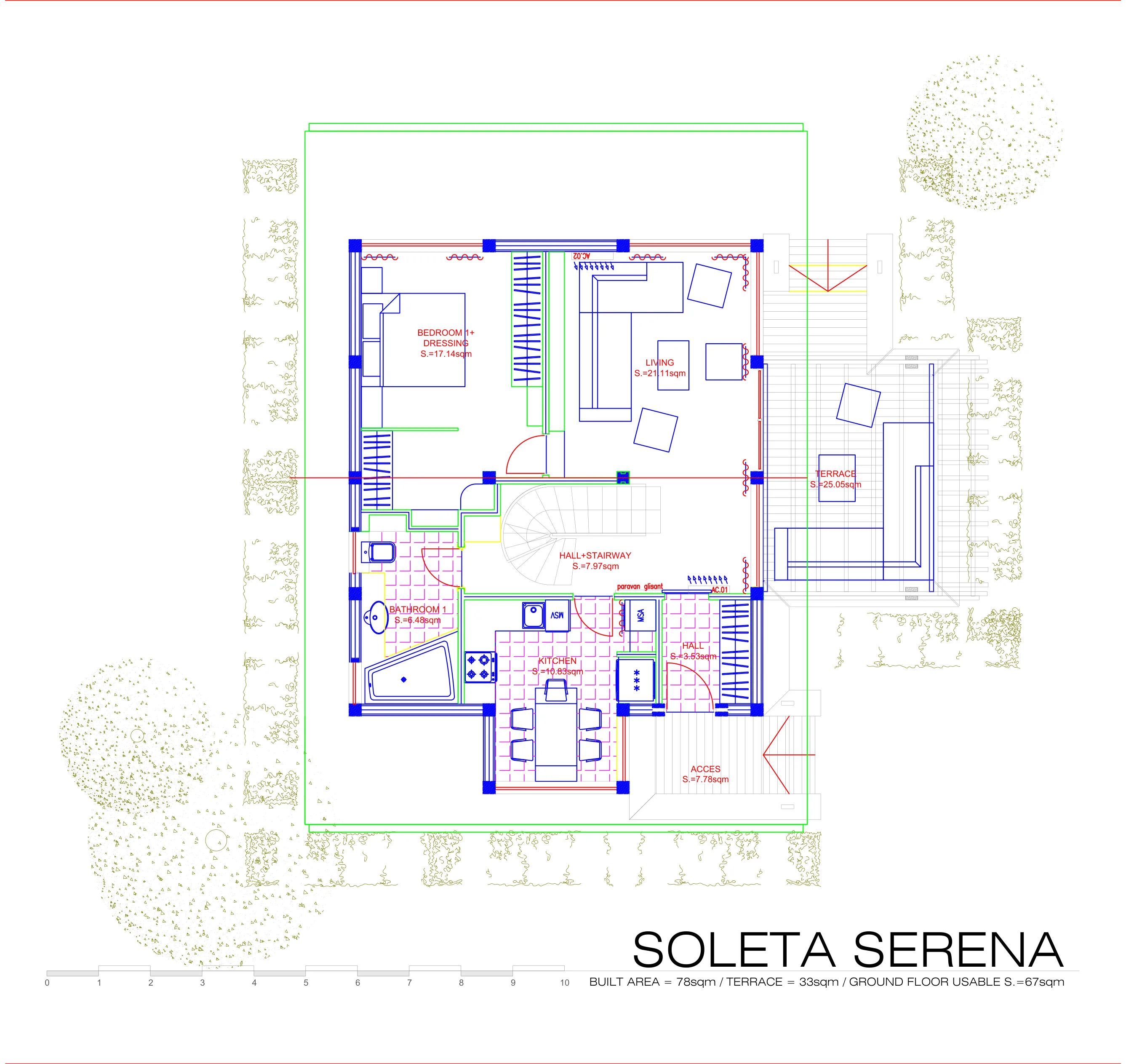 Soleta Serena ground floor plan