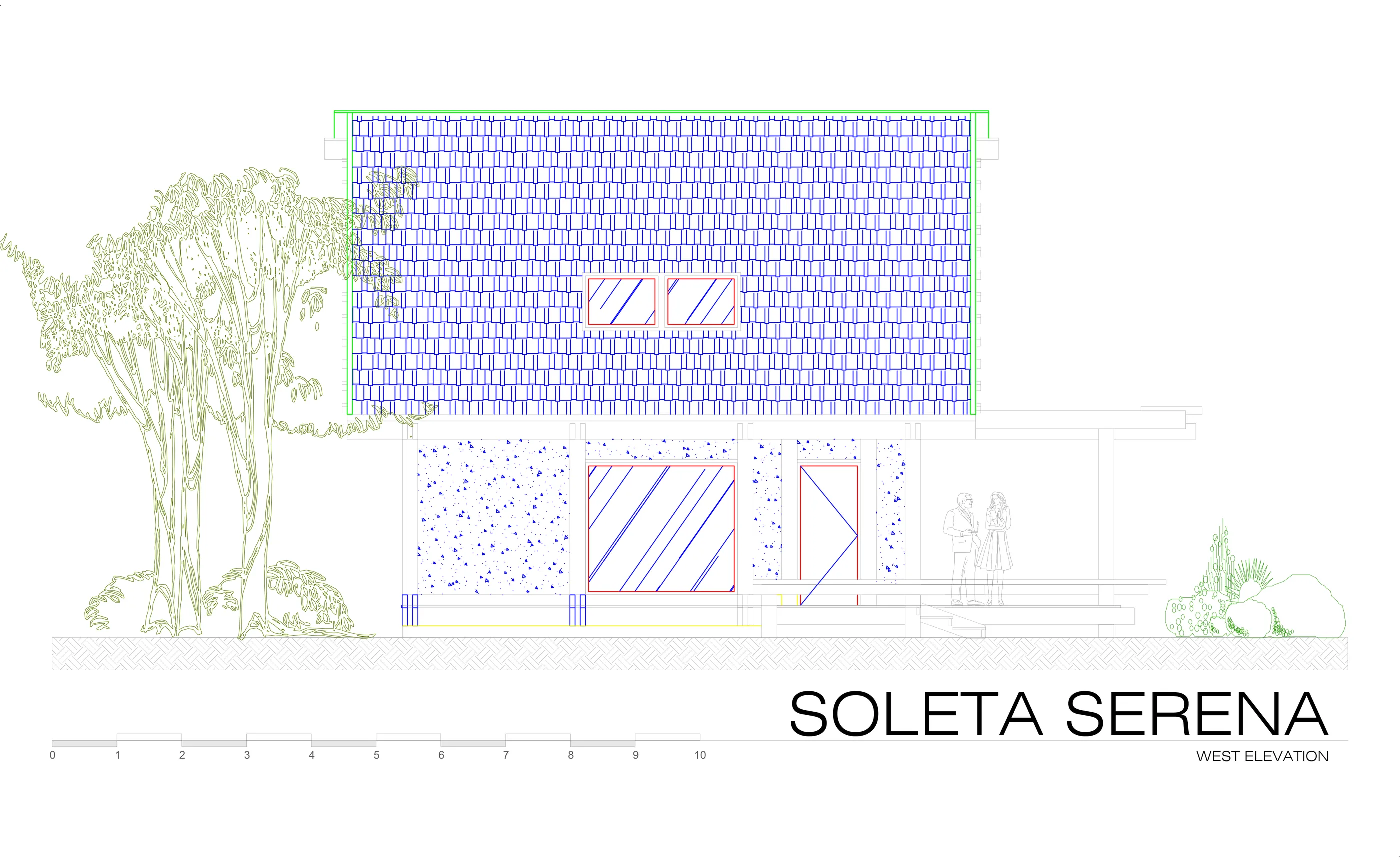 Soleta Serena west elevation