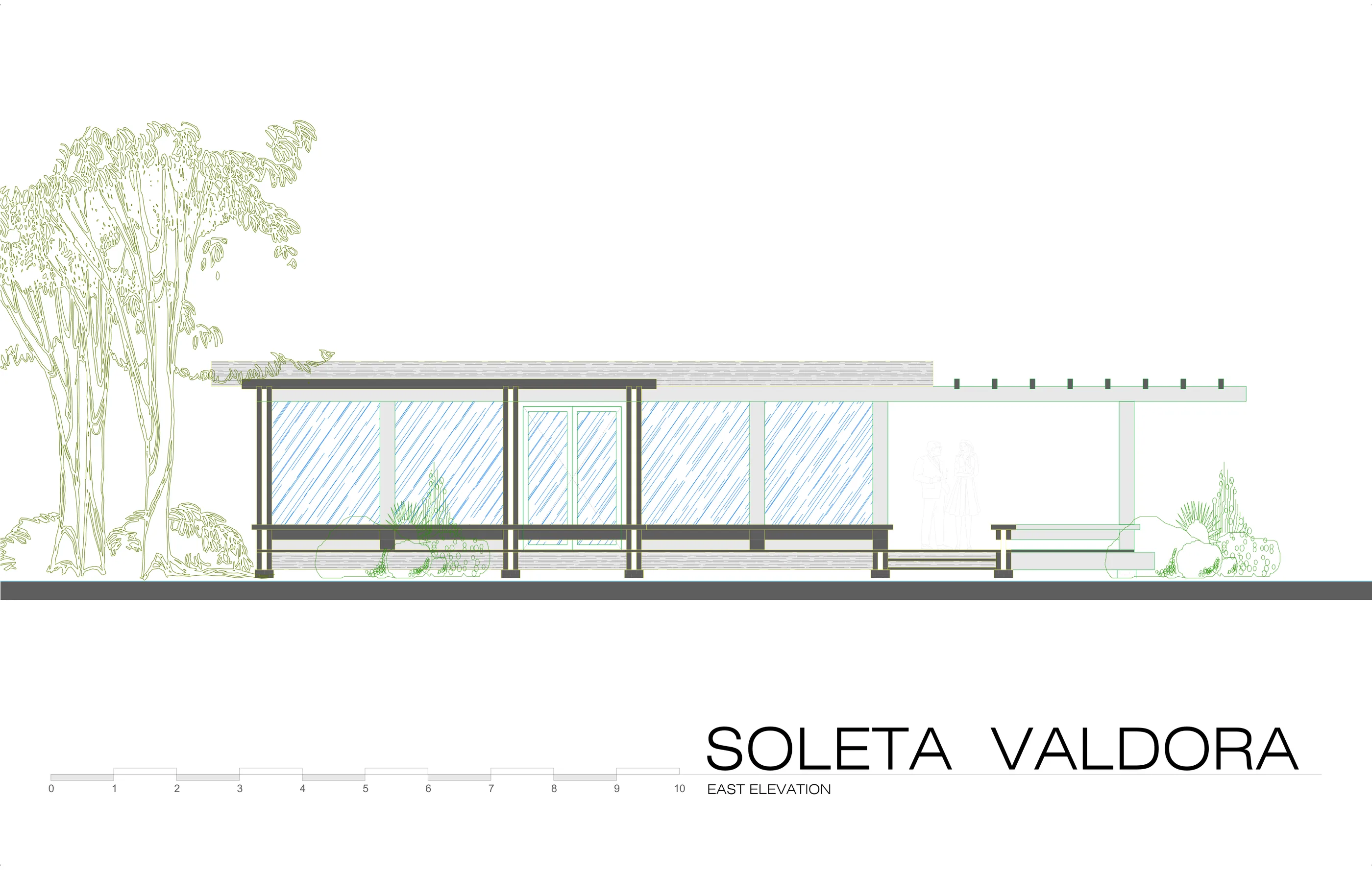 Soleta Valdora east elevation
