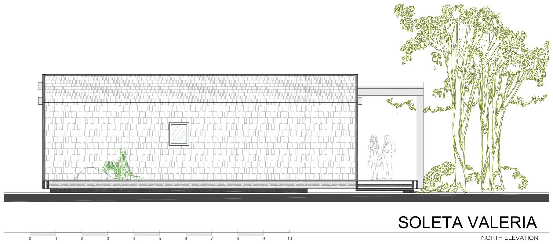 Soleta Valeria north elevation