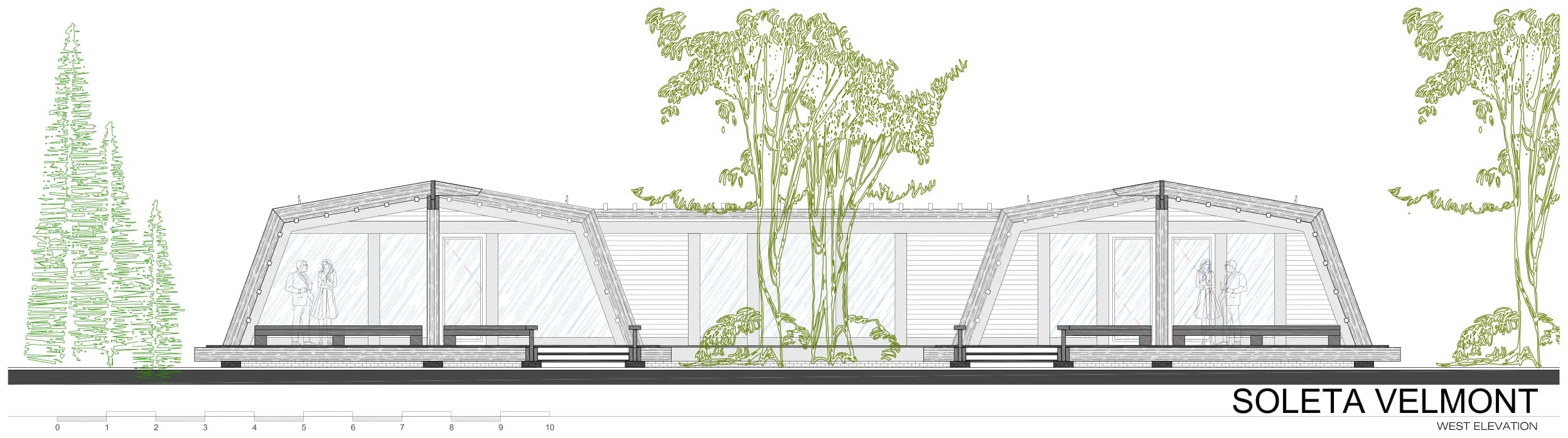 Soleta Velmont west elevation