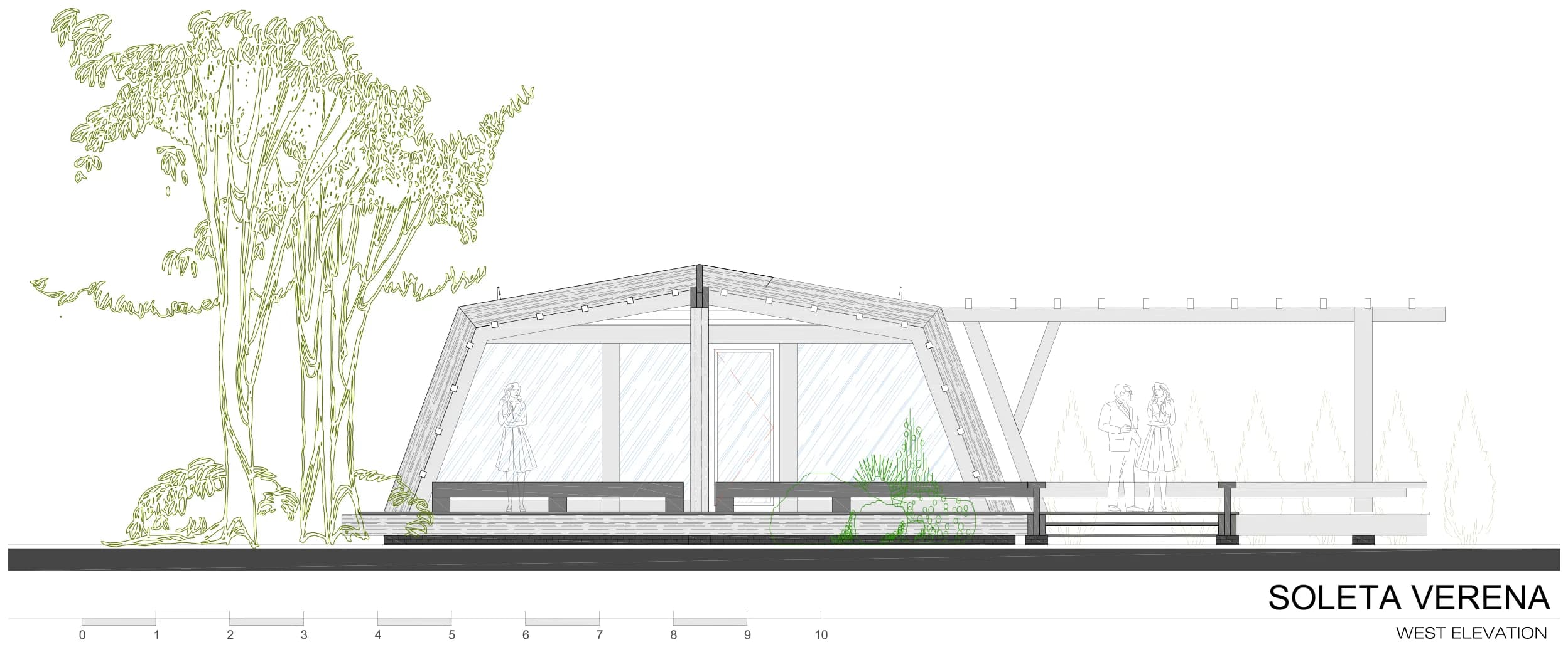 Soleta Verena west elevation