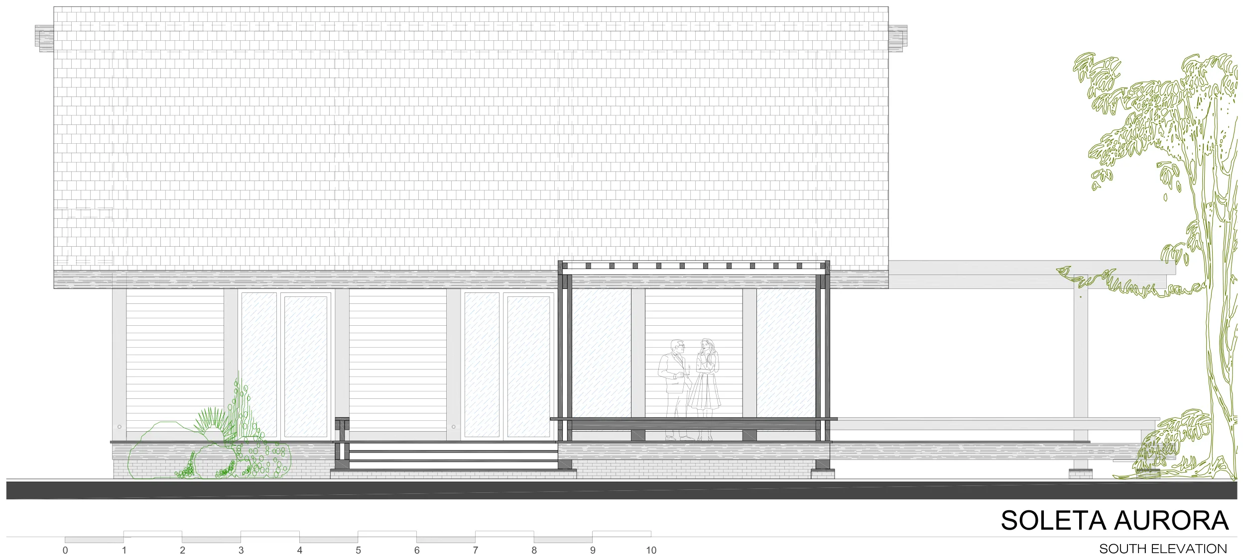 Soleta Aurora south elevation