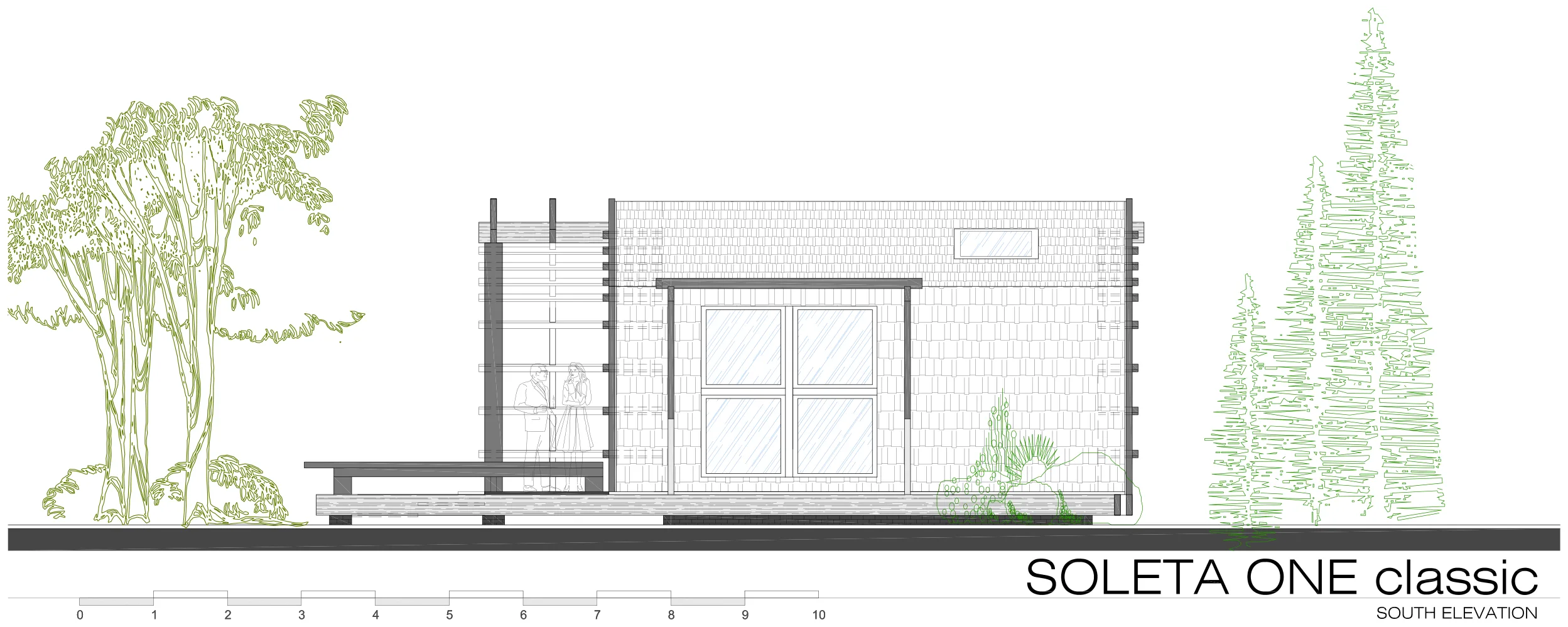 Soleta One Classic south elevation